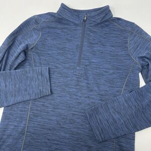Kuhl Alloy 1/4 Zip Jacket‎ Youth Boys Medium 10/12 Blue Pullover Shirt Mid Layer
